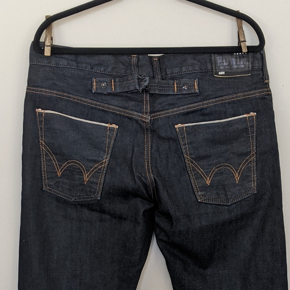 Edwin Indigo Japanese Selvedge Slim Denim Jeans 33x33 - Picture 4 of 8